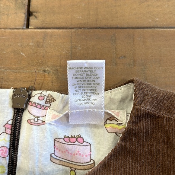 Janie and jack ice cream social brown corduroy jumper - Picture 5 of 7